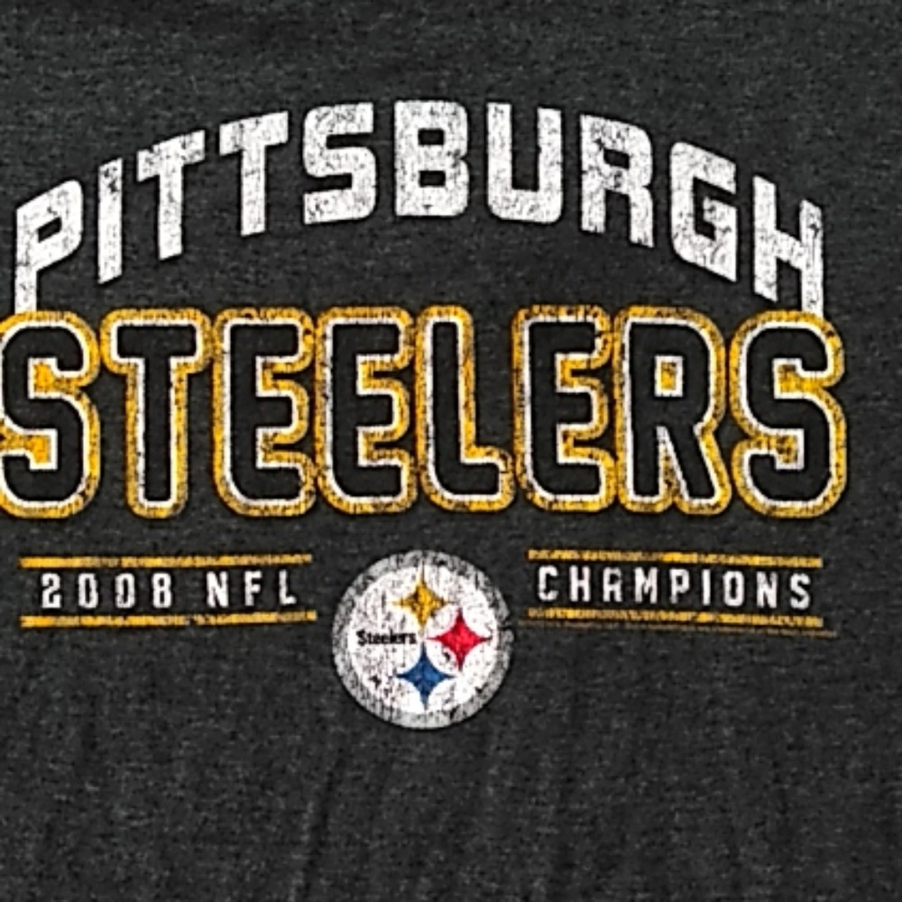 Pittsburgh Steelers "2008 Champions" Vintage  Men's Shirt NFL XXL